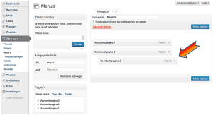 Submenu maken