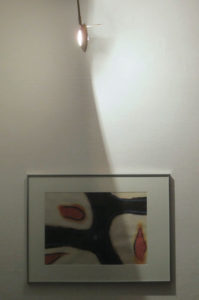 Schilderij en lamp